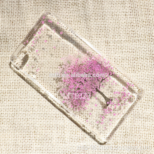 Crystal Hard Epoxy Resin and Hardener AB Glue for Doming on Phone Case with Dried Flowers